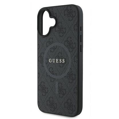 MagSafe cover til Apple iPhone 16 Plus, Guess, 4G Ring Classic Logo, Sort