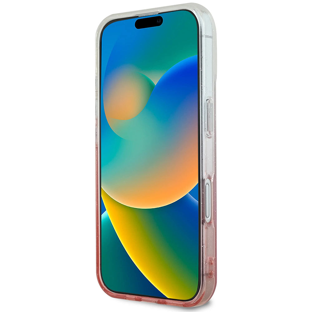 MagSafe cover til Apple iPhone 16 Plus, Guess, IML Glitter Gradient, Brun