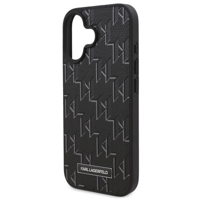 MagSafe cover til Apple iPhone 16 Plus, Karl Lagerfeld, Hot Stamp, Sort