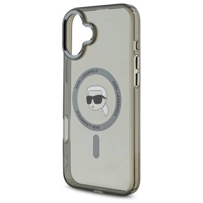 MagSafe cover til Apple iPhone 16 Plus, Karl Lagerfeld, IML Karl's Head, Sort