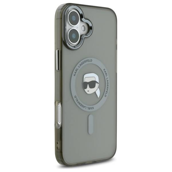 MagSafe cover til Apple iPhone 16 Plus, Karl Lagerfeld, IML Karl's Head, Sort