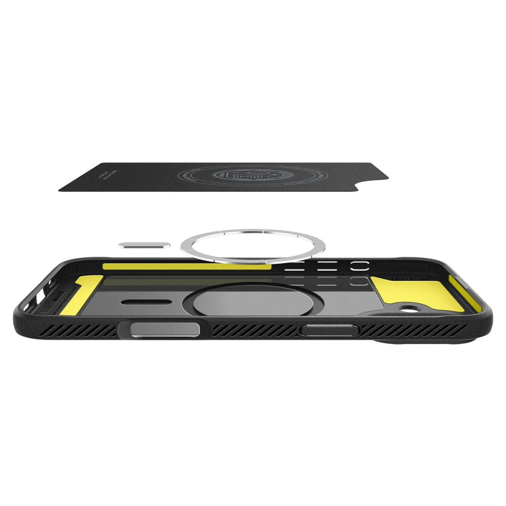 MagSafe cover til Apple iPhone 16 Plus, Spigen, Rugged Armor, Mat Sort