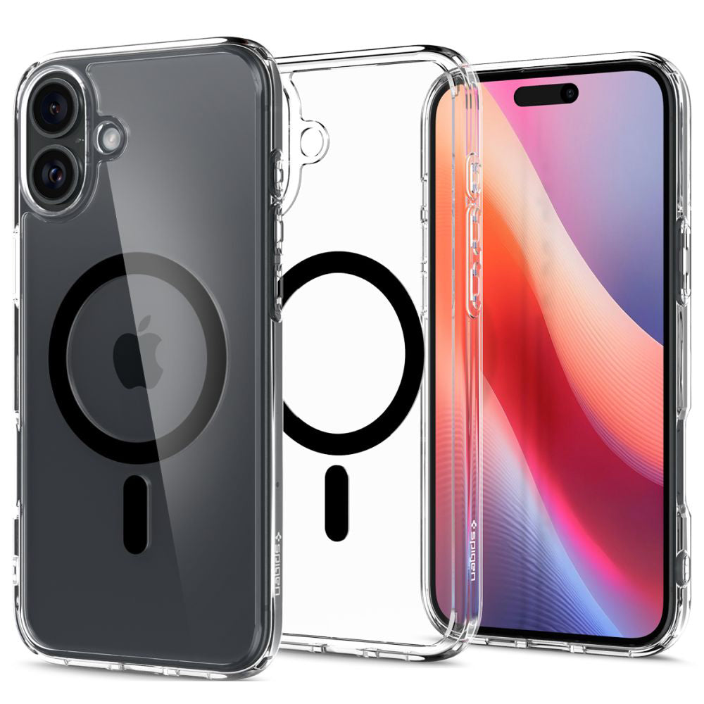 MagSafe cover til Apple iPhone 16 Plus, Spigen, Ultra Hybrid, Sort