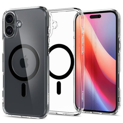 MagSafe cover til Apple iPhone 16 Plus, Spigen, Ultra Hybrid, Sort