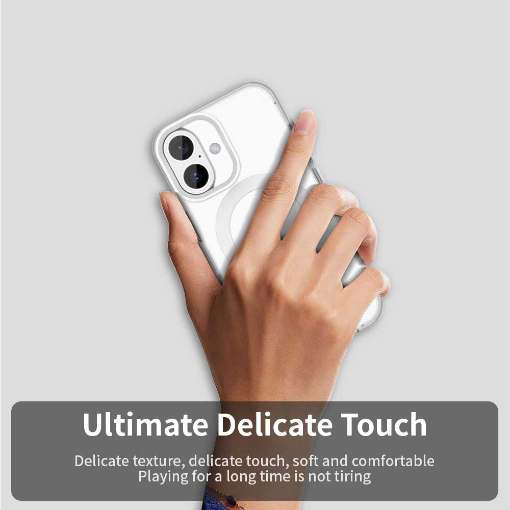 MagSafe-etui til Apple iPhone 16 Plus, Techsuit, CandyCase, Hvid