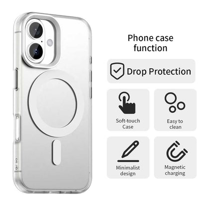 MagSafe-etui til Apple iPhone 16 Plus, Techsuit, CandyCase, Hvid