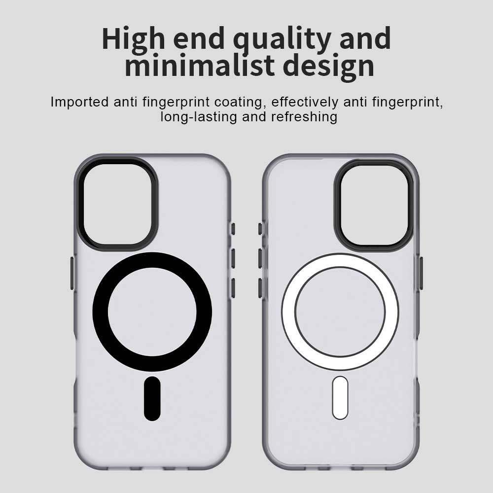 MagSafe-etui til Apple iPhone 16 Plus, Techsuit, CandyCase, Sort