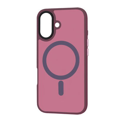 MagSafe-etui til Apple iPhone 16 Plus, Techsuit, HaloFrost, Vinrød