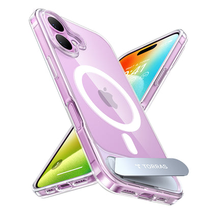 MagSafe cover til Apple iPhone 16 Plus, Torras, Pstand, Transparent