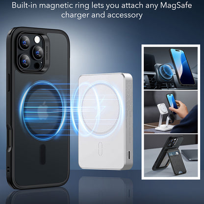 MagSafe cover til Apple iPhone 16 Pro, ESR, Classic Hybrid, Satin Sort