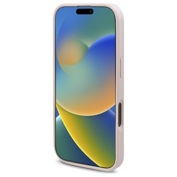 MagSafe Case for Apple iPhone 16 Pro, Guess, 4G Flowers Print, Pink