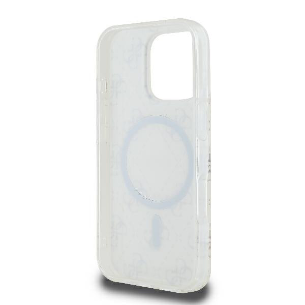 MagSafe cover til Apple iPhone 16 Pro, Guess, IML 4G Background, Hvid