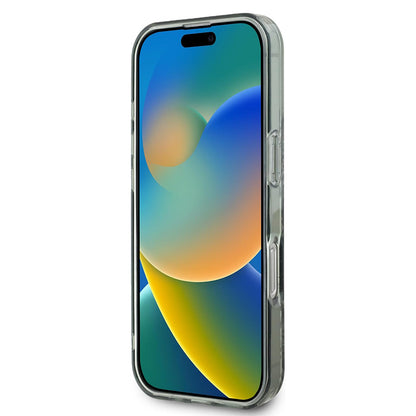 MagSafe cover til Apple iPhone 16 Pro, Guess, IML Flower & Tonal Circle, Grøn