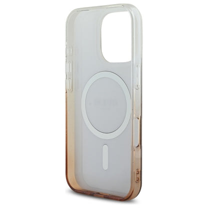 MagSafe cover til Apple iPhone 16 Pro, Guess, IML Glitter Gradient, Brun