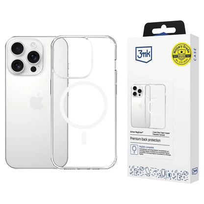 MagSafe-etui til Apple iPhone 16 Pro Max, 3MK, Armor MagCase, Transparent