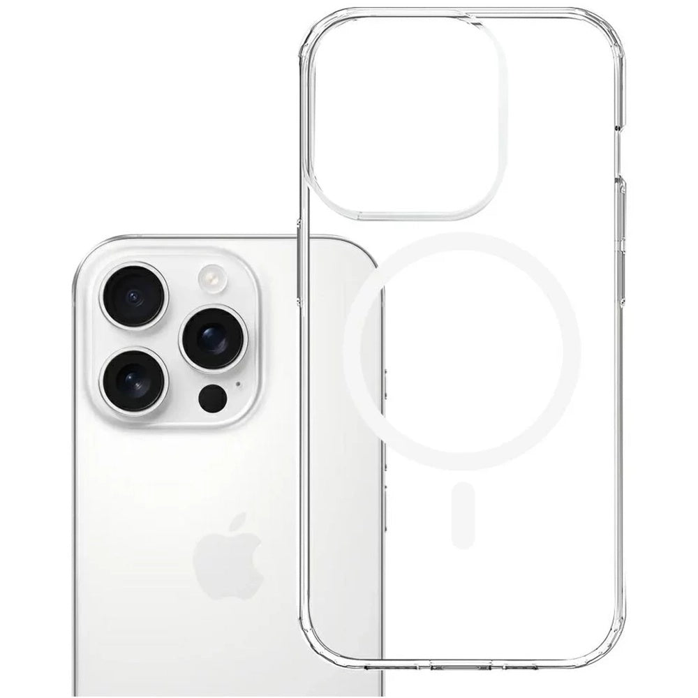MagSafe-etui til Apple iPhone 16 Pro Max, 3MK, Armor MagCase, Transparent