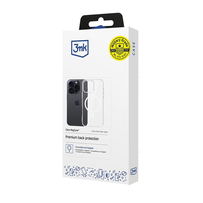 MagSafe-etui til Apple iPhone 16 Pro Max, 3MK, Clear MagCase, Transparent