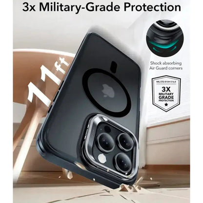 MagSafe cover til Apple iPhone 16 Pro Max, ESR, Classic Hybrid Kickstand Slide, Satin Sort