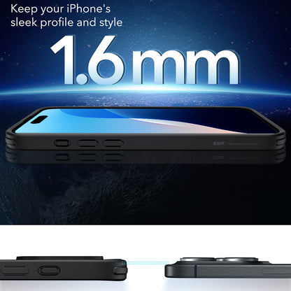 MagSafe-etui til Apple iPhone 16 Pro Max, ESR, Classic Hybrid, Mat Sort