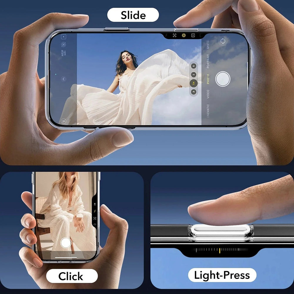 MagSafe cover til Apple iPhone 16 Pro Max, ESR, Classic Hybrid Slide, Transparent