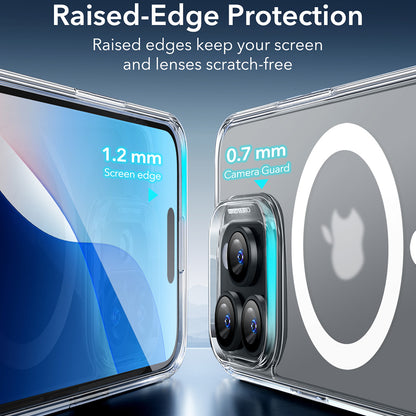MagSafe cover til Apple iPhone 16 Pro Max, ESR, Classic Hybrid, Satin Transparent