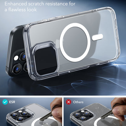 MagSafe cover til Apple iPhone 16 Pro Max, ESR, Classic Hybrid, Satin Transparent