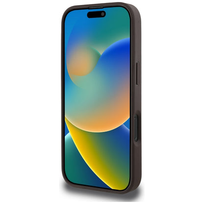 MagSafe cover til Apple iPhone 16 Pro Max, Guess, 4G Circle Classic Logo, Brun