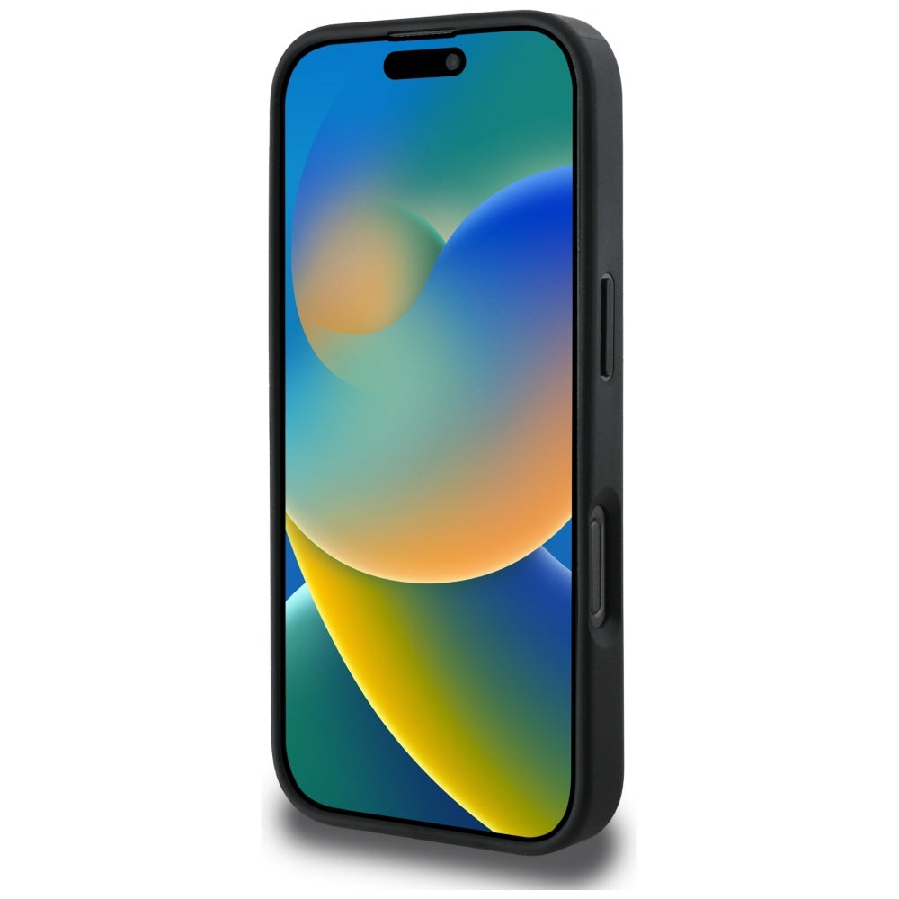 MagSafe cover til Apple iPhone 16 Pro Max, Guess, 4G Circle Classic Logo, Sort