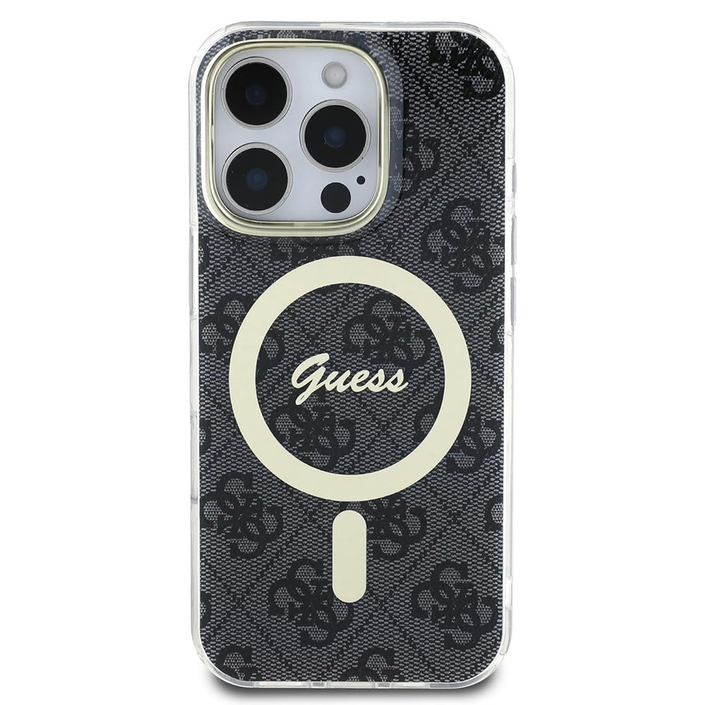 MagSafe cover til Apple iPhone 16 Pro Max, Guess, IML 4G, Sort