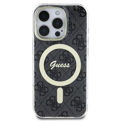 MagSafe cover til Apple iPhone 16 Pro Max, Guess, IML 4G, Sort