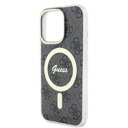 MagSafe cover til Apple iPhone 16 Pro Max, Guess, IML 4G, Sort