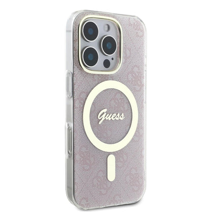 MagSafe cover til Apple iPhone 16 Pro Max, Guess, IML 4G, Pink