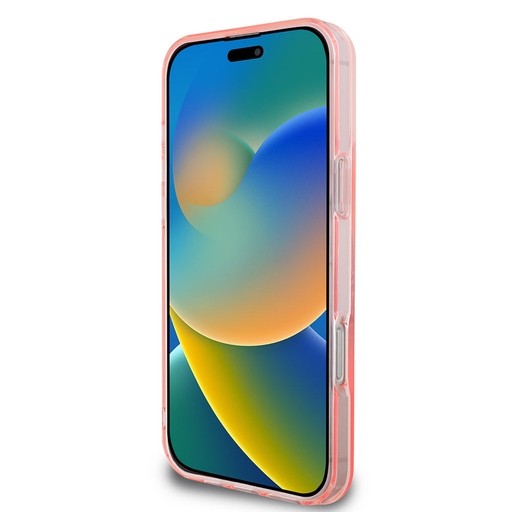 MagSafe cover til Apple iPhone 16 Pro Max, Guess, IML Flowers Wreath, Pink