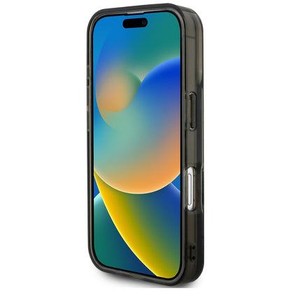 MagSafe cover til Apple iPhone 16 Pro Max, Karl Lagerfeld, Liquid Glitter Choupette Logo, Sort