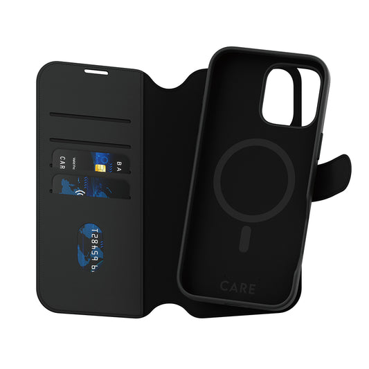 MagSafe cover til Apple iPhone 16 Pro Max, PanzerGlass, Care Feature Tango Two-in-One, Sort