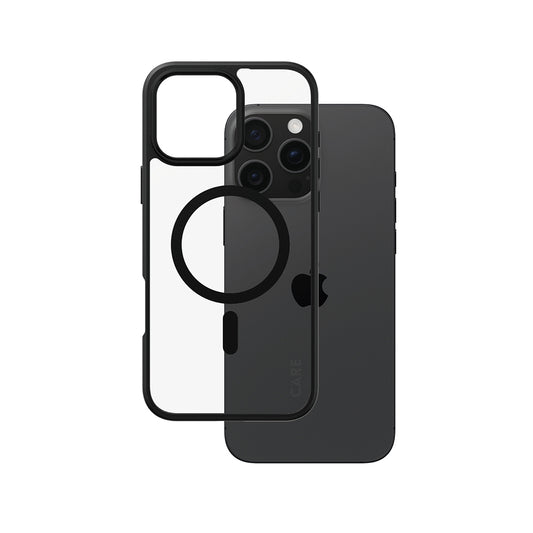 MagSafe cover til Apple iPhone 16 Pro Max, PanzerGlass, Care Urban Combat, Sort Transparent