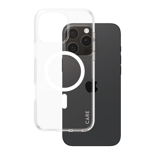 MagSafe cover til Apple iPhone 16 Pro Max, PanzerGlass, Care Urban Combat, Transparent Hvid