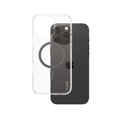 MagSafe cover til Apple iPhone 16 Pro Max, PanzerGlass, Care Urban Combat, Sort Transparent