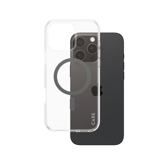 MagSafe cover til Apple iPhone 16 Pro Max, PanzerGlass, Care Urban Combat, Sort Transparent