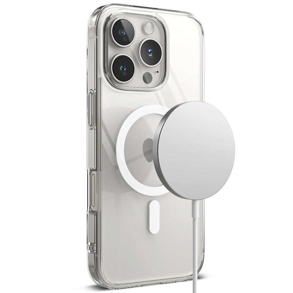 MagSafe-etui til Apple iPhone 16 Pro Max, Ringke, Fusion, Transparent