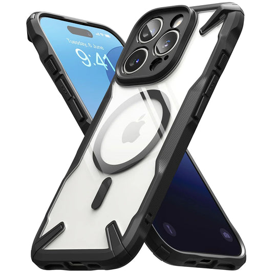 MagSafe cover til Apple iPhone 16 Pro Max, Ringke, Fusion X, Sort