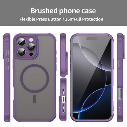 MagSafe-etui til Apple iPhone 16 Pro Max, Techsuit, HaloFrost II, Lilla