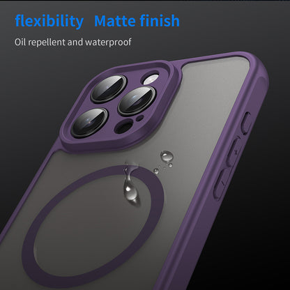 MagSafe-etui til Apple iPhone 16 Pro Max, Techsuit, HaloFrost II, Lilla