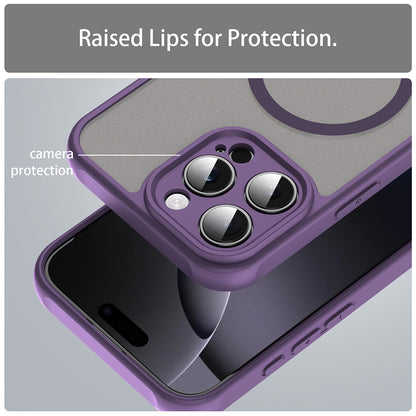 MagSafe-etui til Apple iPhone 16 Pro Max, Techsuit, HaloFrost II, Lilla