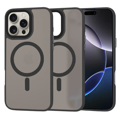 MagSafe cover til Apple iPhone 16 Pro Max, Techsuit, HaloFrost, Sort