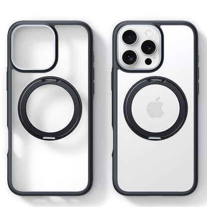 MagSafe cover til Apple iPhone 16 Pro Max, Torras, Ostand R Fusion, Sort