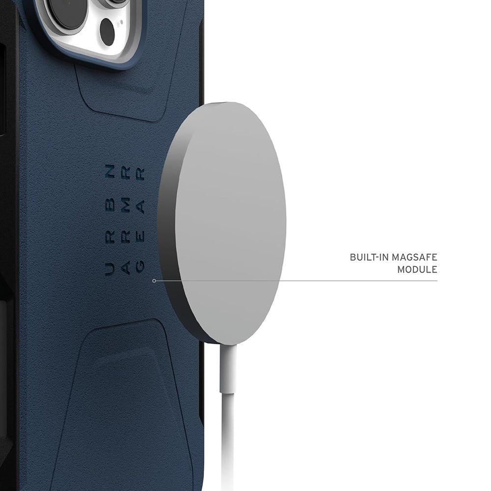 MagSafe-etui til Apple iPhone 16 Pro Max, Urban Armor Gear, Civilian, Mørkeblå