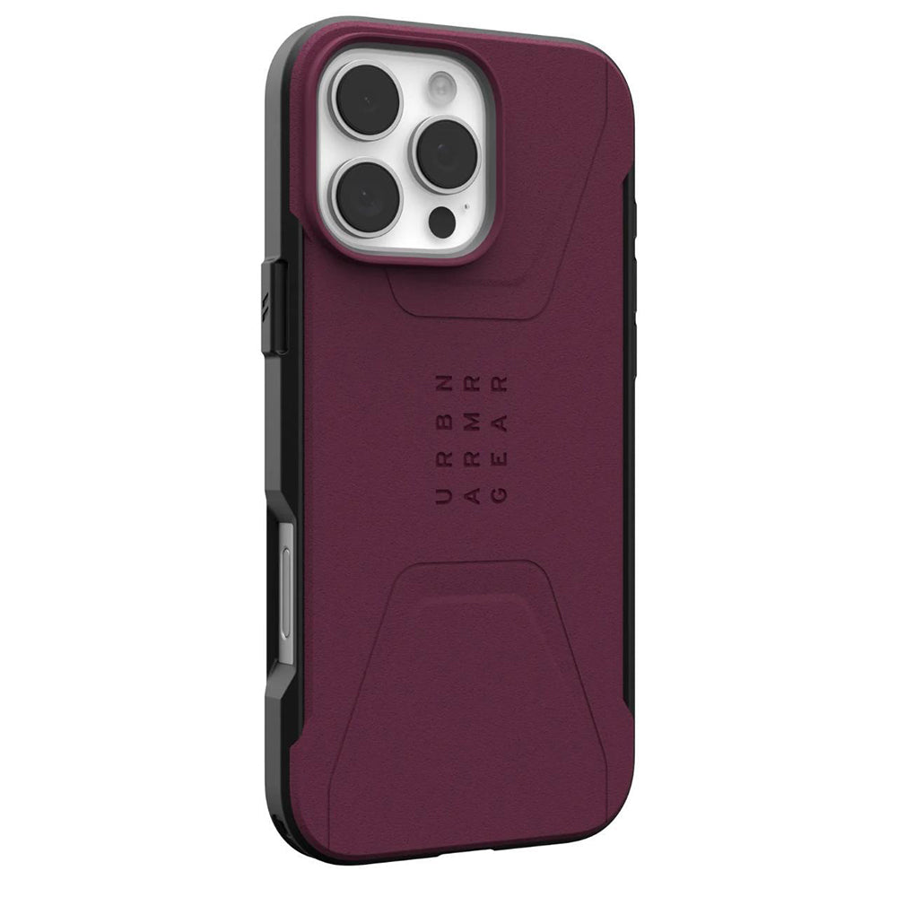 MagSafe-etui til Apple iPhone 16 Pro Max, Urban Armor Gear, Civilian, Vinrød
