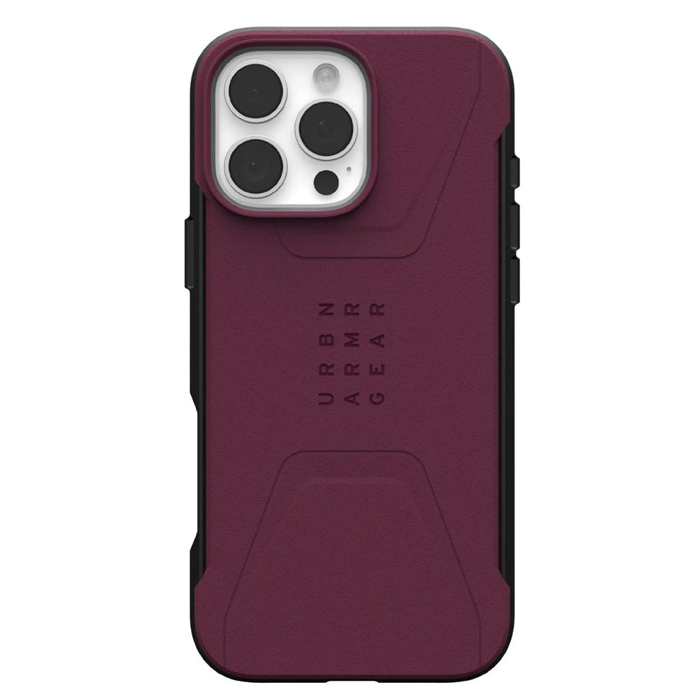 MagSafe-etui til Apple iPhone 16 Pro Max, Urban Armor Gear, Civilian, Vinrød