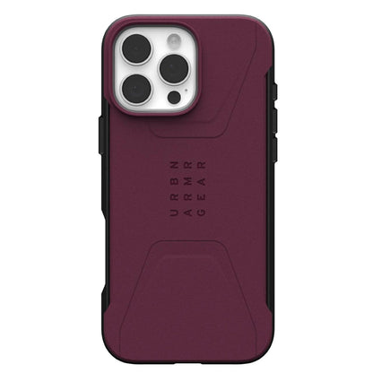 MagSafe-etui til Apple iPhone 16 Pro Max, Urban Armor Gear, Civilian, Vinrød